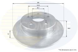 COMLINE Brzdový kotúč COMLINE ADC01137 (ADC01137)