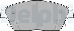 DELPHI Sada brzdových platničiek kotúčovej brzdy DELPHI LP2170 (LP2170)
