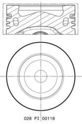 MAHLE Piest MAHLE 028 PI 00116 000 (028 PI 00116 000)
