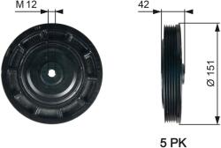 GATES Remenica kľukového hriadeľa GATES TVD1116 (TVD1116)