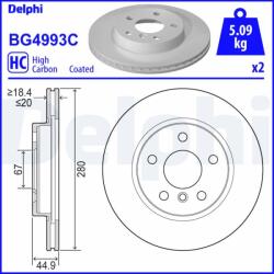 DELPHI Tarcza Ham. Przod (bg4993c)