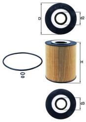 MAHLE Olejový filter MAHLE OX 146D (OX 146D)