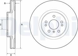 DELPHI Tarcza Ham. Mercedes M W164 04- (bg9968)