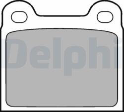 DELPHI Sada brzdových platničiek kotúčovej brzdy DELPHI LP18 (LP18)