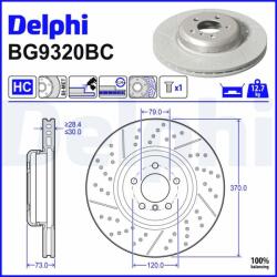 DELPHI Brzdový kotúč DELPHI BG9320BC (BG9320BC)
