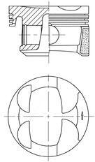 Kolbenschmidt Piest KOLBENSCHMIDT 41705600 (41705600)