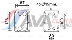 AVA Clever Choice Chladič motorového oleja AVA Clever Choice RT3631 (RT3631)