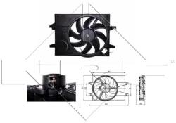 NRF Ventilátor chladenia motora NRF 47007 (47007)