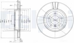 DELPHI Tarcza Ham. Bmw E46 (bg3830)