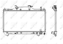 NRF Chladič motora NRF 53380 (53380)