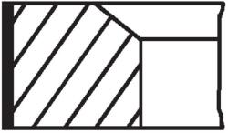 MAHLE Sada piestnych krúżkov MAHLE 081 RS 00104 0N1 (081 RS 00104 0N1)