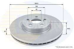 COMLINE Brzdový kotúč COMLINE ADC01110V (ADC01110V)