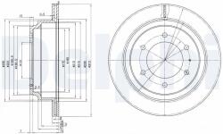 DELPHI Tarcza Ham. Opel Frontera A B (bg3353)