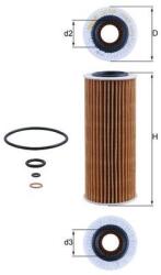 MAHLE Filtr Oleju Bmw (ox 368d1)