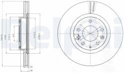 DELPHI Tarcza Ham. Mazda Rx-8 03- (bg4316)