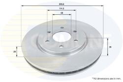 COMLINE Brzdový kotúč COMLINE ADC0270V (ADC0270V)