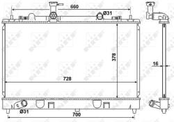 NRF Chladič motora NRF 53383 (53383)