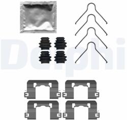 DELPHI Súprava príslušenstva, obloženie kotúčovej brzdy DELPHI LX0741 (LX0741)