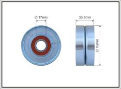 CAFFARO Napínacia kladka rebrovaného klinového remeňa CAFFARO 500083 (500083)