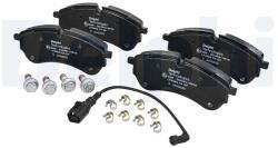 DELPHI Sada brzdových platničiek kotúčovej brzdy DELPHI LP3909 (LP3909)