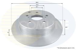 COMLINE Brzdový kotúč COMLINE ADC01135 (ADC01135)