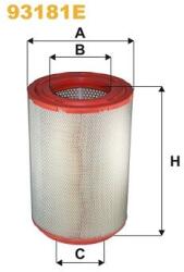 Wix Filters Vzduchový filter WIX FILTERS 93181E (93181E)
