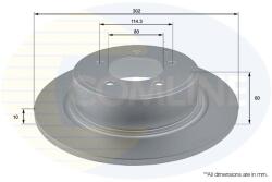 COMLINE Brzdový kotúč COMLINE ADC2722 (ADC2722)