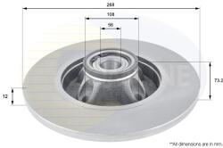 COMLINE Brzdový kotúč COMLINE ADC3011 (ADC3011)