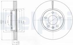DELPHI Tarcza Ham. Opel Astra 09- (bg4278c)