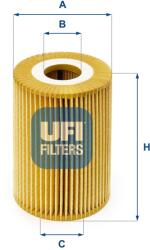 UFI Olejový filter UFI 25.026. 00 (25.026.00)