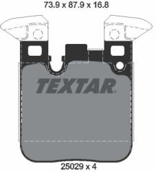 TEXTAR Sada brzdových platničiek kotúčovej brzdy TEXTAR 2502901 (2502901)