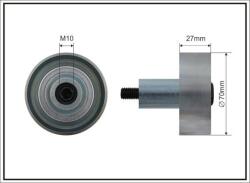 CAFFARO Vratná/vodiaca kladka rebrovaného klinového remeňa CAFFARO 500479 (500479)