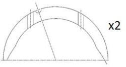 FAI AutoParts Distančná podložka, kľukový hriadeľ FAI AutoParts BT3008-STD (BT3008-STD)