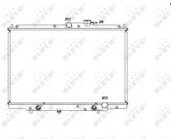 NRF Chladič motora NRF 53515 (53515)