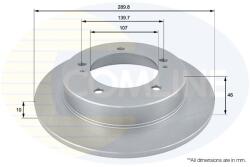 COMLINE Brzdový kotúč COMLINE ADC0902 (ADC0902)