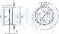 DELPHI Tarcza Ham. Tyl Bmw (bg3943)