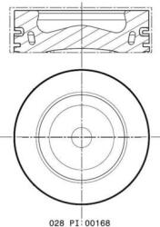 MAHLE Piest MAHLE 028 PI 00168 000 (028 PI 00168 000)