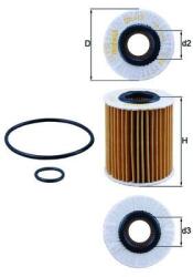 KNECHT Olejový filter KNECHT OX 413D1 (OX 413D1)