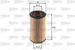 VALEO Olejový filter VALEO 586501 (586501)