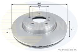 COMLINE Brzdový kotúč COMLINE - centralcar - 16 855 Ft