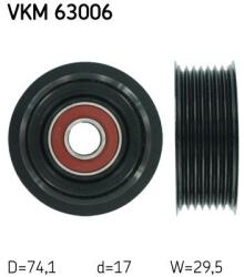 SKF Vratná/vodiaca kladka rebrovaného klinového remeňa SKF VKM 63006 (VKM 63006)