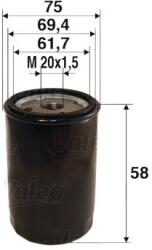 VALEO Olejový filter VALEO 586050 (586050)