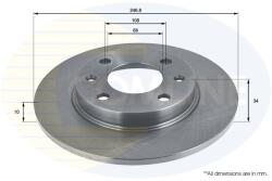 COMLINE Brzdový kotúč COMLINE ADC1502 (ADC1502)