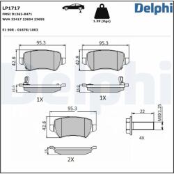 DELPHI Klocki Ham (lp1717)