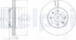 DELPHI Tarcza Ham. Toyota Auris 06- (bg4096)