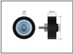 CAFFARO Vratná/vodiaca kladka rebrovaného klinového remeňa CAFFARO 500647 (500647)