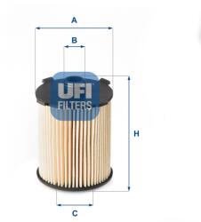 UFI Olejový filter UFI 25.110. 00 (25.110.00)