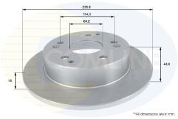 COMLINE Brzdový kotúč COMLINE - centralcar - 8 680 Ft