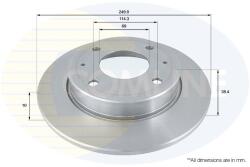 COMLINE Brzdový kotúč COMLINE ADC0372 (ADC0372)
