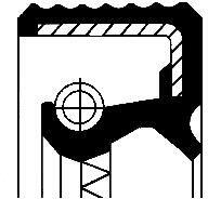 CORTECO Tesniaci krúżok vačkového hriadeľa CORTECO 19036887 (19036887)